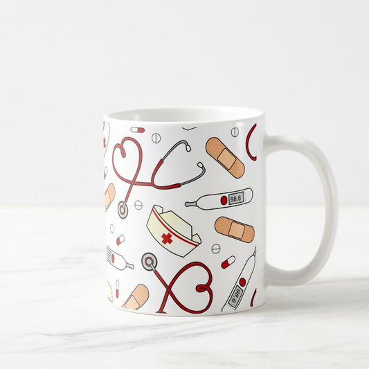 Healthcare Heroes Mug – Doctor-Themed White Coffee Cup